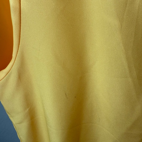 Vintage Yellow Button-Up Women's Top - Picture 3 of 3